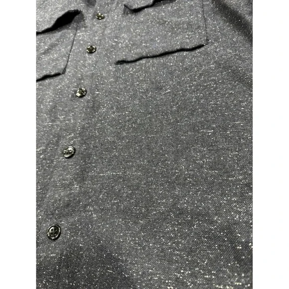 Bonobos Mens Wool Silk Blend Speckled Shirt Jacket Navy Blue Small - Picture 2 of 9